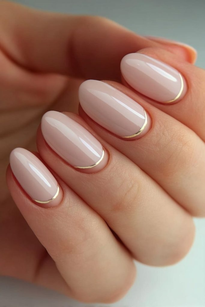 Reverse French Tips (Half Moons)
