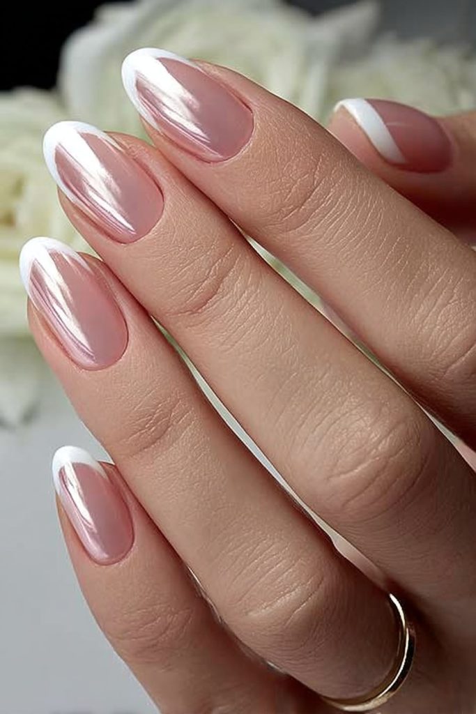 Chrome French Tips