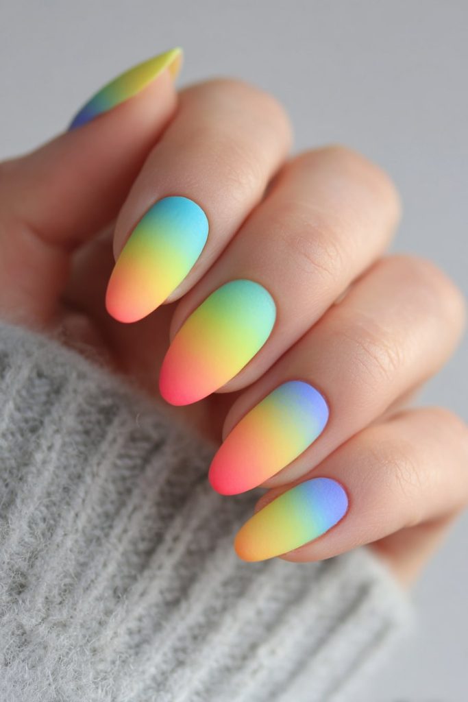 Neon Rainbow Ombre