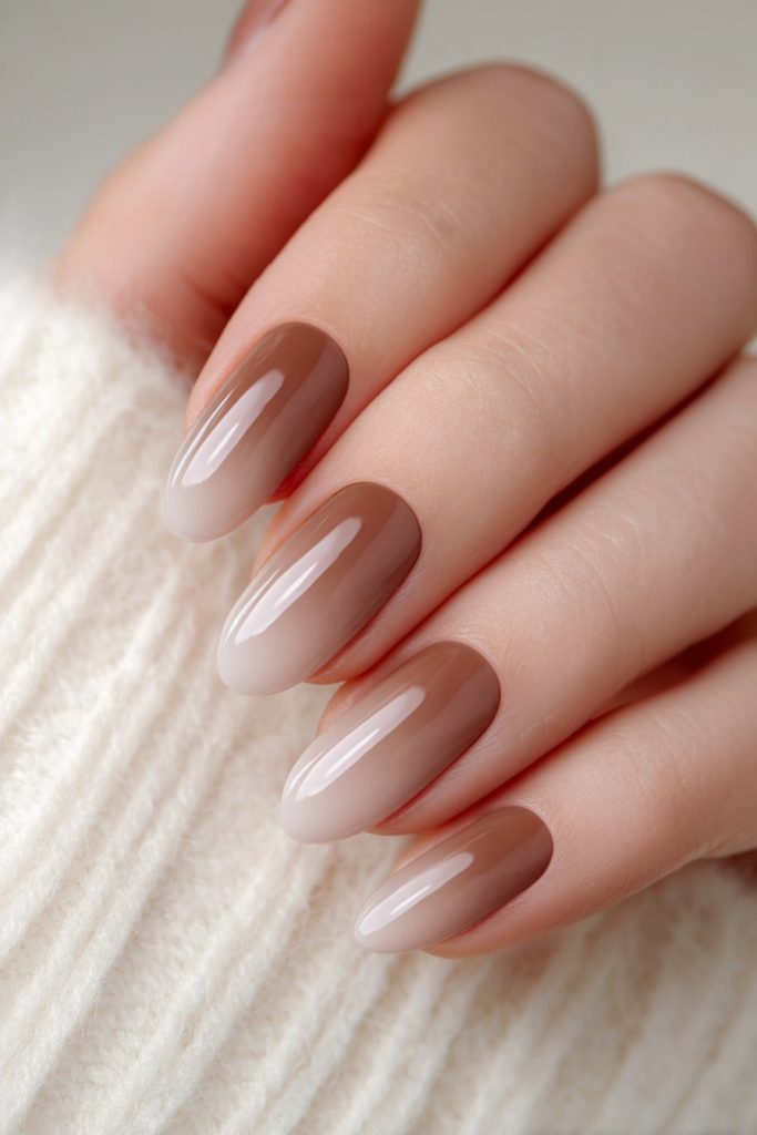 Toffee to Taupe Ombre