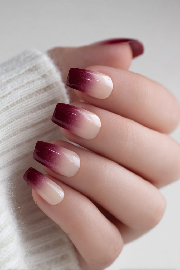 Nude to Wine Red Fade