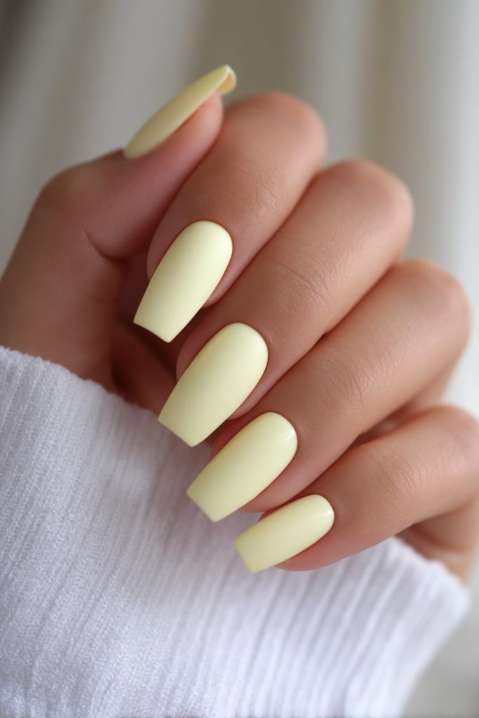 Matte Butter Yellow