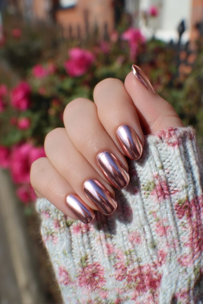 Chrome Acrylic Nails