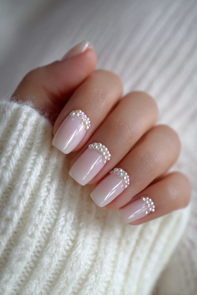 Milky Sheer with Micro Pearls