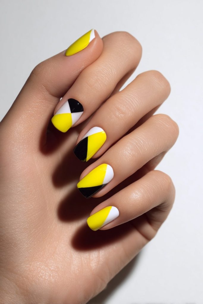 Geometric Yellow Designs