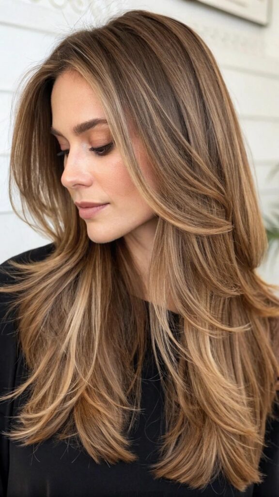 Long layers are a fantastic option for women who want to keep their length while adding movement and texture to their hair.