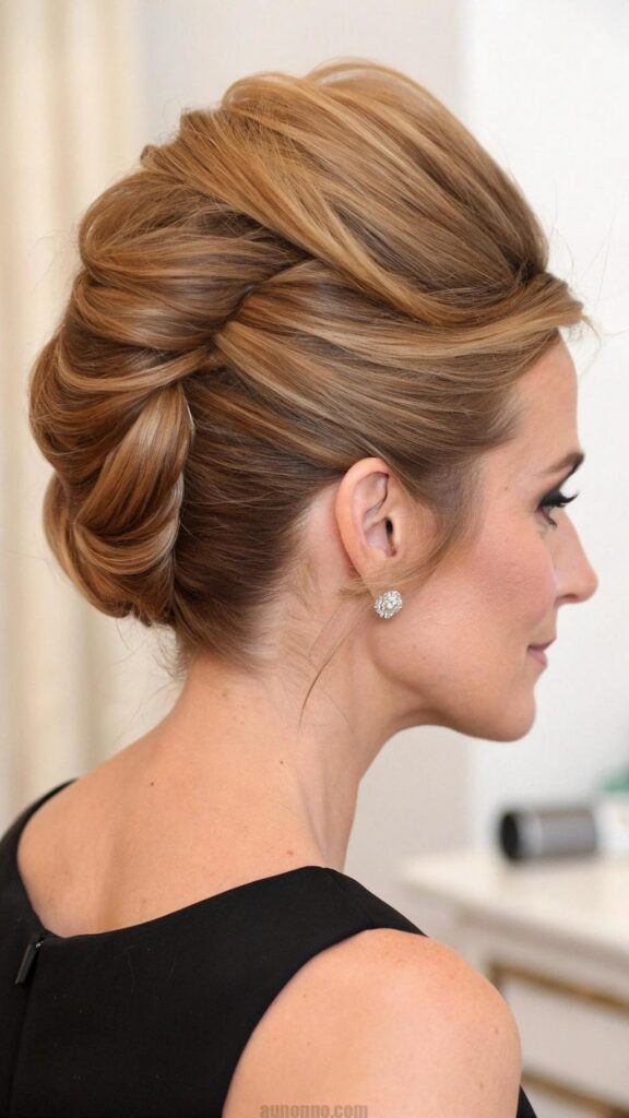 The classic French twist is an elegant and sophisticated hairstyle that is perfect for formal occasions.