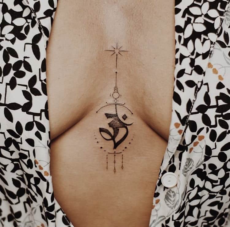 Minimalist tattoo with significance for women