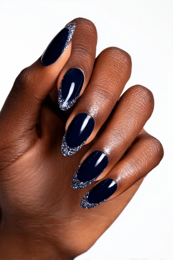 Navy Blue Glam