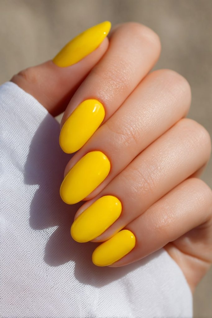 Sunshine Yellow Nails