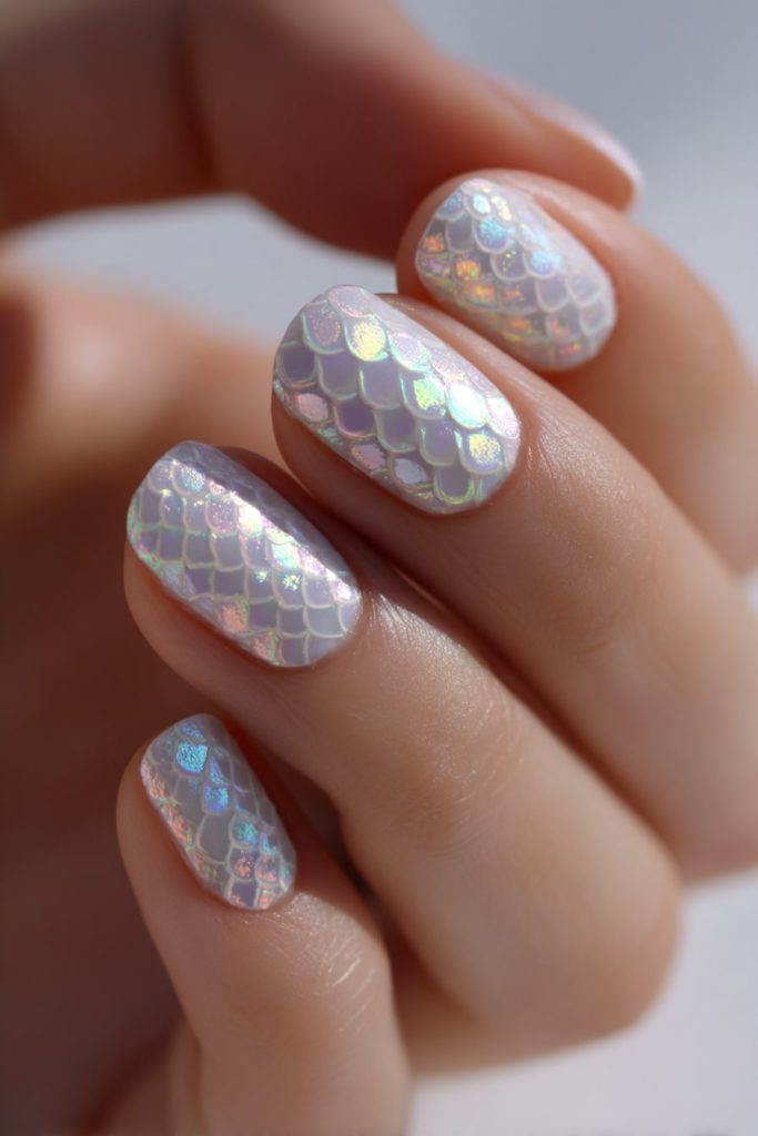 Mermaid Scale Nails