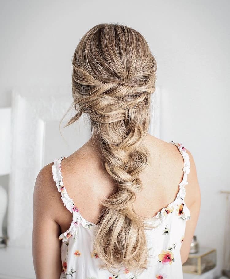 Twisted French braids