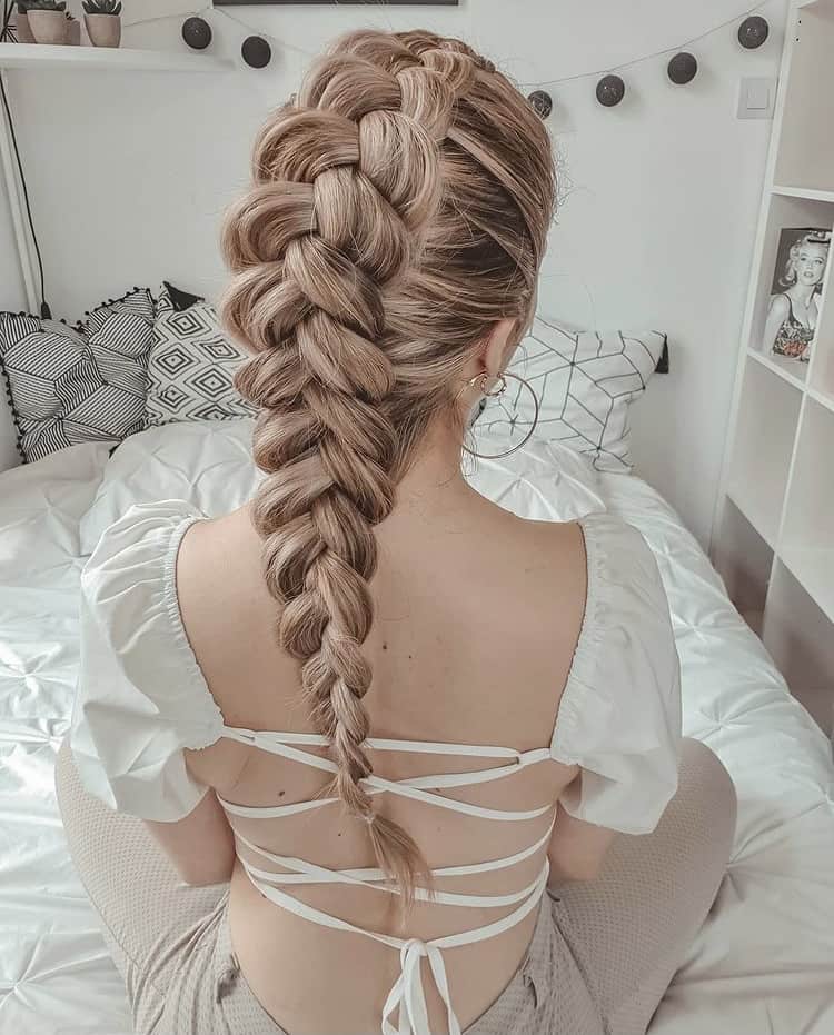 Classic Dutch braids