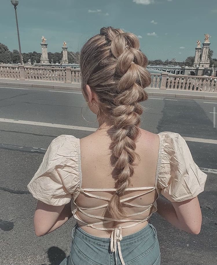 Mohawk pull-through braids